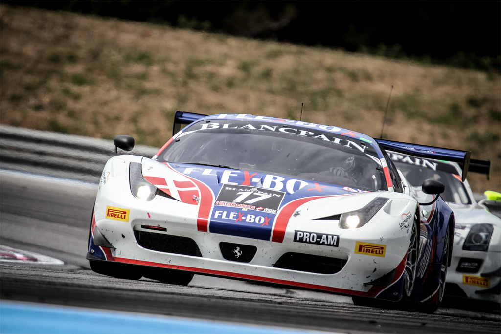 Insight Racing i deres tidligere Ferrari 458 Italia på Paul Ricard